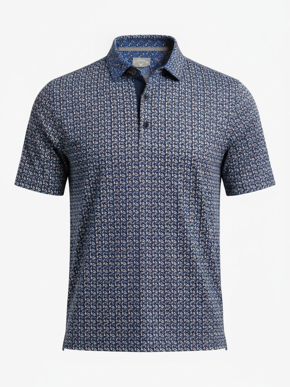 Callaway Men's Performance Stretch Polo Blue Moisture Wicking Size Medium NWT